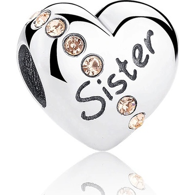 P&J Jewellery Stříbrný přívěsek Sestra SB6