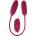 Sweet Smile RC Shaking & Vibrating Love Egg Duo Red