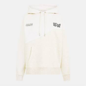 Jack Wills Суичър Jack Wills Women's JW Splice Hoodie - Oat Marl