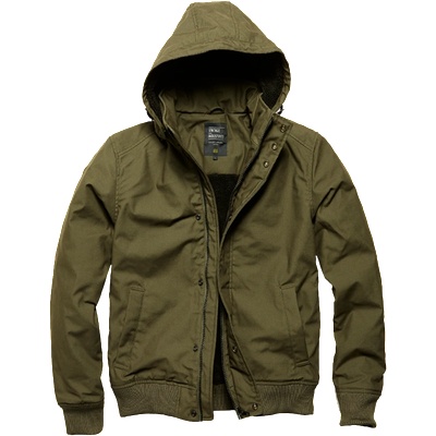 Vintage Industries Яке Hudson на Vintage Industries, тъмна маслина (2025.darkolive)