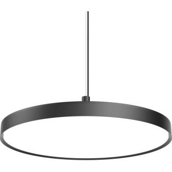 Louis Poulsen Висяща лампа Slim Round Suspended LED 3000K с дифузер опал Управление за осветление Dali 68 см черна (5741099689)