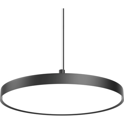 Louis Poulsen Висяща лампа Slim Round Suspended LED 3000K с дифузер опал Управление за осветление Dali 68 см черна (5741099689)