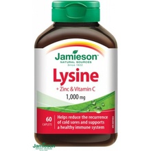 JAMIESON Lysin 1000 mg se zinkem a vitamín C 60 tablet