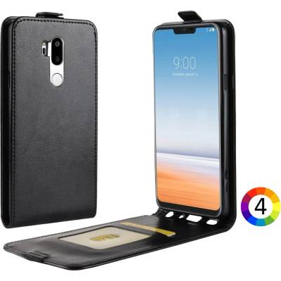 LG G7 ThinQ Flip3 Кожен Калъф и Скрийн Протектор