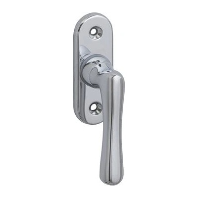 GRUNDMANN okenní klika WG ELEGANT 504 rovná, čtyřhran 7 x 35 mm, mosaz chrom