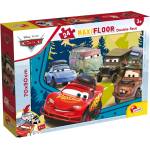 Lisciani Детски двулицев пъзел Lisciani - Cars, 24 части (LI86634)