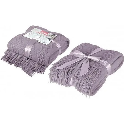 Dilios Плетено одеяло "Мерлин" - лилаво (130/170 см) (1000019375)