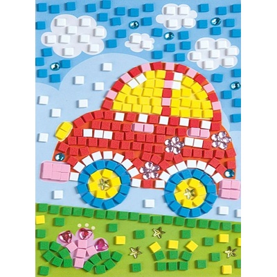 folia Творчески комплект Folia - Направи картинка от мозайка, Автомобил (4001868065145)