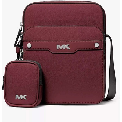 Michael Kors pánská kabelka crossbody Rivington vínová
