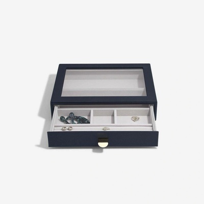 Stackers šperkovnice se šuplíkem Navy Pebble Classic Display Drawer tmavě modrá 75786