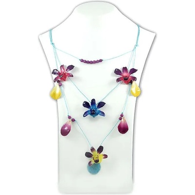 Dannyra Колие от цвят на орхидея, кварцови елементи Hawaii blue beauty Dannyra Jewels