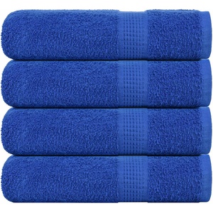 vidaXL Кърпи за ръце FROGN 4 бр. сини 50x100 см 360 г/м2 (136711)