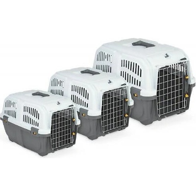 Leopet Trasportino Skudo IATA 7 - Транспортна клетка с метална врата за кучета и други домашни любимци, 105/73/76 см