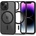 Tech-Protect Кейс Tech-Protect MagMat MagSafe за iPhone 12 mini / 13 mini, прозрачен с черна рамка (9319456605938)