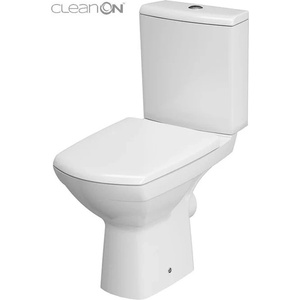Cersanit Комплект тоалетна чиния Cersanit Carina New Clean On с бяло казанче и капак (K31-043)