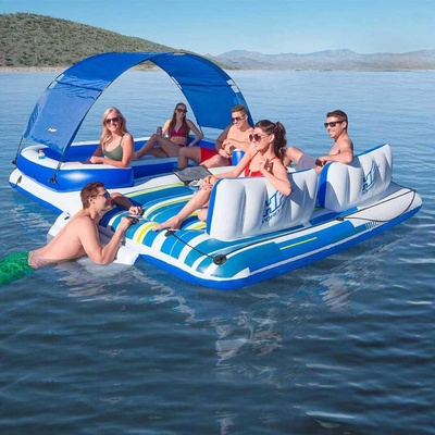 Bestway Остров надуваем, плаващ, 389x274 см, Bestway Tropical Breeze 43105 (43105)