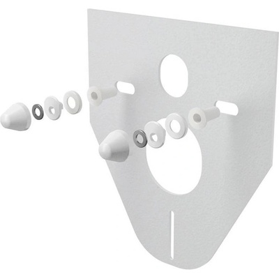 Alcadrain Předstěnové instalace - Izolační deska pro závěsné WC a bidet s příslušenstvím, bílá M910 – Hledejceny.cz