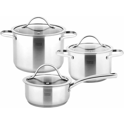 Teesa TSA0141 Sada nerezových hrnců COOK EXPERT MASTER 3 ks