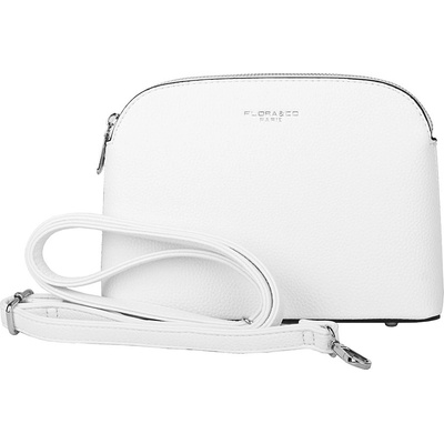 Flora & Co Dvouoddílová malá crossbody kabelka 8503 bílá