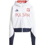 adidas Дамско горнище adidas Womens Poland Performance Tracksuit Top - White
