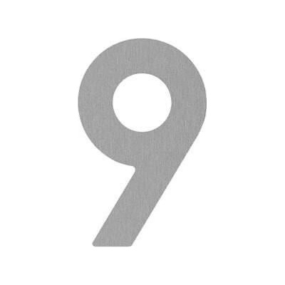 SRA - Domovní číslice "9" 120 mm | Dveře a dveřní příslušenství Dveřní kování, dveřní příslušenství MP kování Číslice a piktogramy Číslice Číslice se šrouby