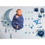 Milestone Декоративно одеяло за снимки Milestone - Луна, 75 х 100 cm (101116) - baby