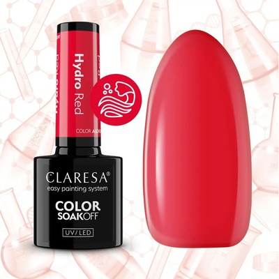 Claresa Gél lak hydro red 5 g