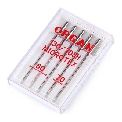 Strojové jehly Microtex 60;70 Organ