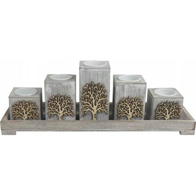 Lucerna Morex dřevo 14 cm