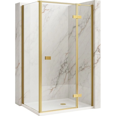Rea Душ кабина Rea Atlas 100x100 Brush Gold (KPL-K4574)