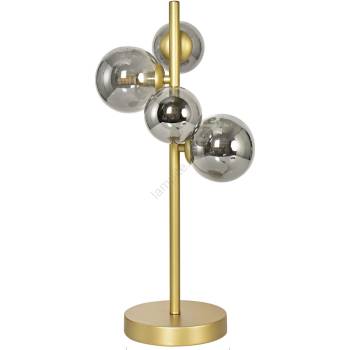 Brilagi - LED Настолна лампа MILLA 4xG9/3W/230V златист/опушен (BG1798)