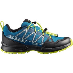 Salomon Детски мултиспорт обувки Salomon Kid's Outscape Waterproof J Multisport shoes - Mykonos Blue / Black / Acid Lime - размер 34 (EU) (702-5322-0317)