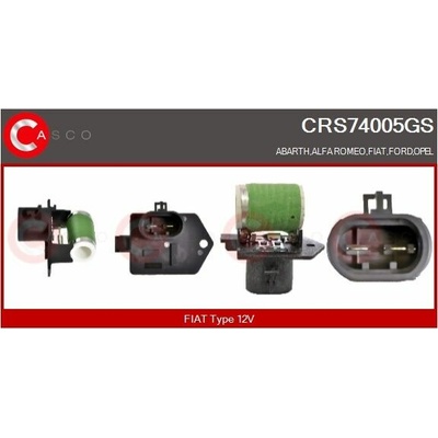 Předřazený odpor, elektromotor (ventilátor chladiče) CASCO CRS74005GS