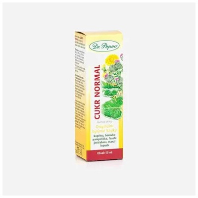 Dr. Popov Kapky bylinné Cukr normal 50 ml