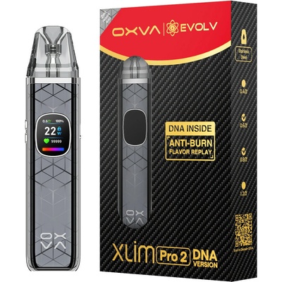Oxva Xlim Pro 2 DNA Pod Kit 1300 mAh Nebula Gray 1 ks – Zboží Dáma