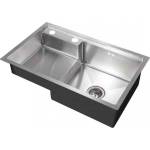 Inter Ceramic Кухненска мивка ICK D7848HD-R, Inter Ceramic, алпака, 78х48х22см (D7848HD-R) Мивка за вграждане