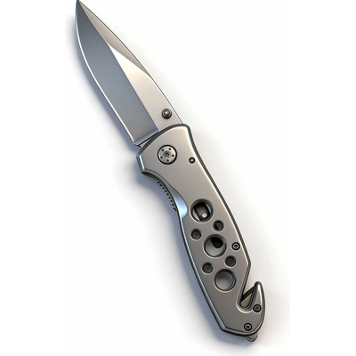 VELAMP IG355, Vreckový nôž, čepeľ 8,3 cm, zatvárací, sivý
