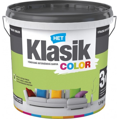 HET Klasik Color 0597 zelený světlý 1,5kg