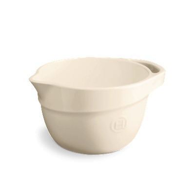 Emile Henry Керамична купа за смесване emile henry mixing bowl - 2.5 л - цвят екрю (eh 6562-02)
