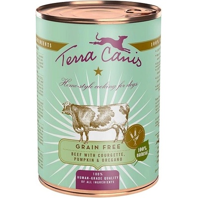 Terra Canis Grain Free Hovädzie s cuketou tekvicou a oreganom 400 g