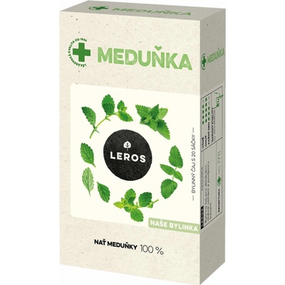Leros bylinný čaj medovka 20 x 1 g