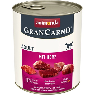 Animonda Gran Carno Original Adult so srdiečkami 800 g