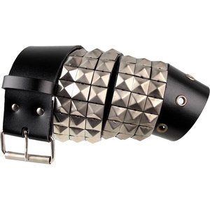 Black & metal пирамидален колан 3- pas-016