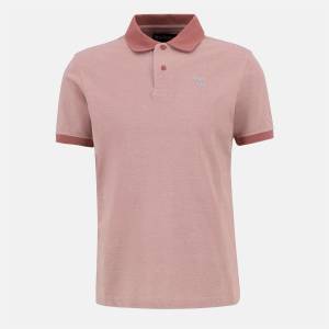 Barbour Блуза с яка Barbour Mens Sports Polo Mix Shirt - Earth Pink