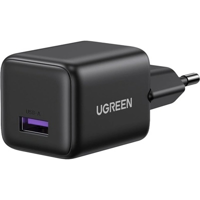 UGREEN x518 мрежово зарядно устройство usb гнездо 20w, pd бързо зарядно устройство, ЧЕРНО (75613)