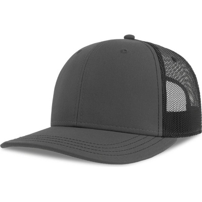 Atlantis Headwear Sonic-S Trucker 6 panelová COT33025926199-dark grey/b Šedá tmavá/černá