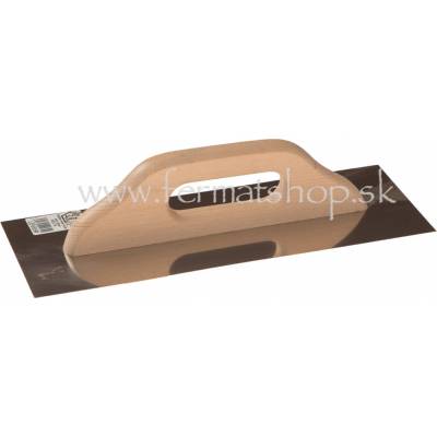 Hladidlo nerez 360 x 130 mm rovné drevená rukoväť 31150