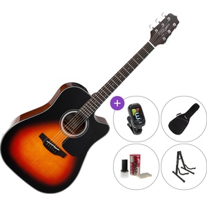 Takamine GD30CE Premium SET Brown Sunburst Електро-акустична китара Дреднаут