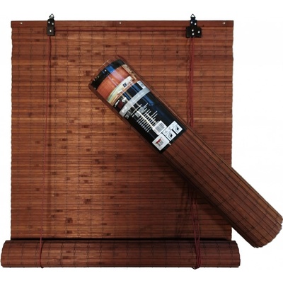 Bamboo Bambusová roleta 50 x 150 cm hnědá mahagon