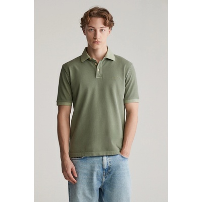 Gant Tipping SS pique Polo kalamata green